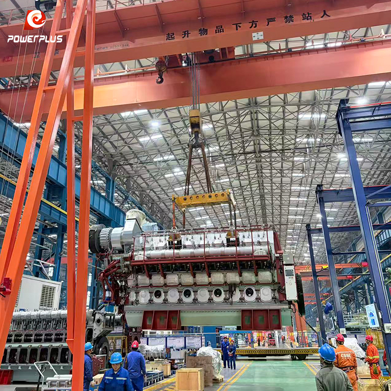 8.73MW Everllence MAN 18V32/40 Heavy Fuel Oil Generator Set HFO Diesel Genset for Industrial Prime Power Generation