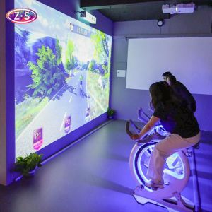 Simulateur de vélo de 4000 lumens 3LCD / DLP jeu de détection de mouvement laser