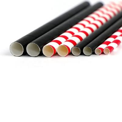 Paper Box Packed Food Grade Straws for Bubble Tea Custom Logo Eco-Friendly Packaging