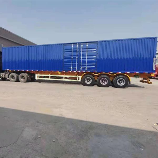 Многофункциональный трейлер для перевозки скелетов с тормозной системой WABCO и воздушной подвеской