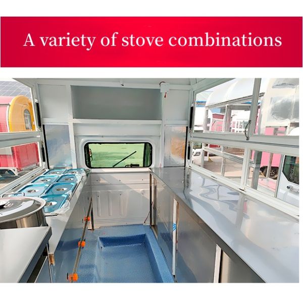 Customized 1.5KW-4.5kw Three Wheels Electric Scooter Food Cart Tuk Tuk Mobile Kitchen Tricycle