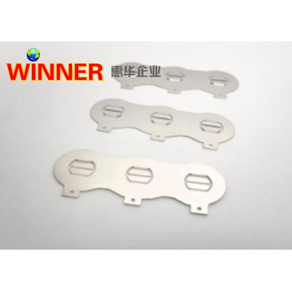 Winner Low Resistance Nickel Plated Copper Bus Bar , 26650 Lithium Battery Connectors