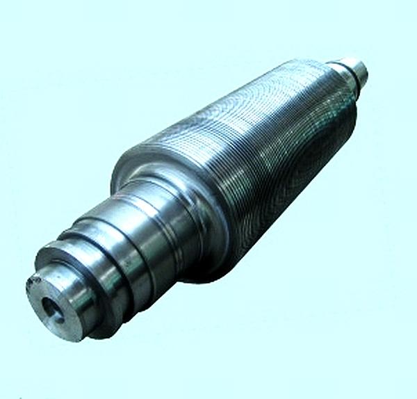 42CrMo / 40CrMo Diameter 450 - 800 mm Aluminum Cast Iron Corrugated Roller Core For Copper / Bronze Belt