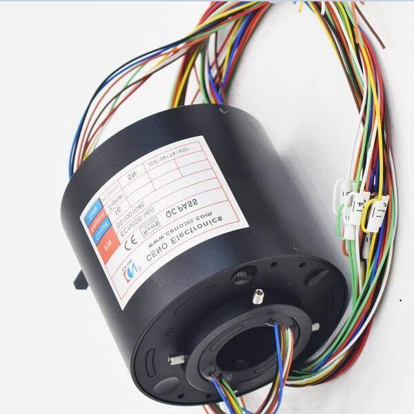 Sinal das energias eólicas 300rpm através do alojamento do alumínio do anel deslizante 25.4mm do furo