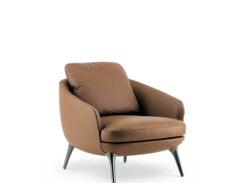 Lounge Sofa Chair single with Armrest Accent Lounge Chair for Living Room, Hotel Lobby, Cafe and Elegant Interior