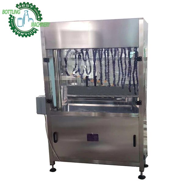 Stainless Steel Semi Auto 2 4 Head Nozzle 500ml Bottle Balance Pressure Carbonated Drink Bottling Machine