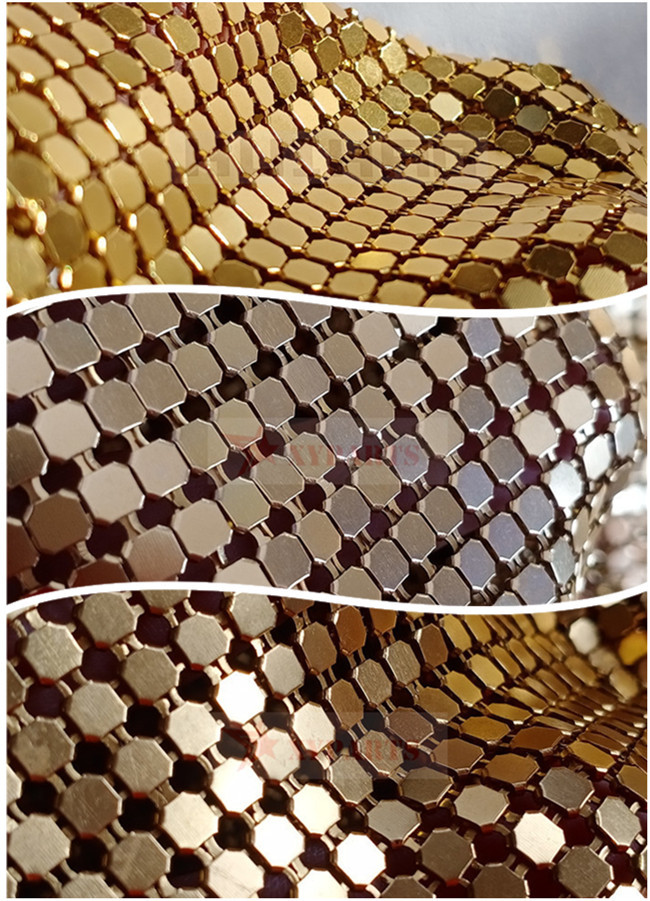 Анодированная алюминиевая ткань сетки металла Sequin используемая как занавесы комнаты