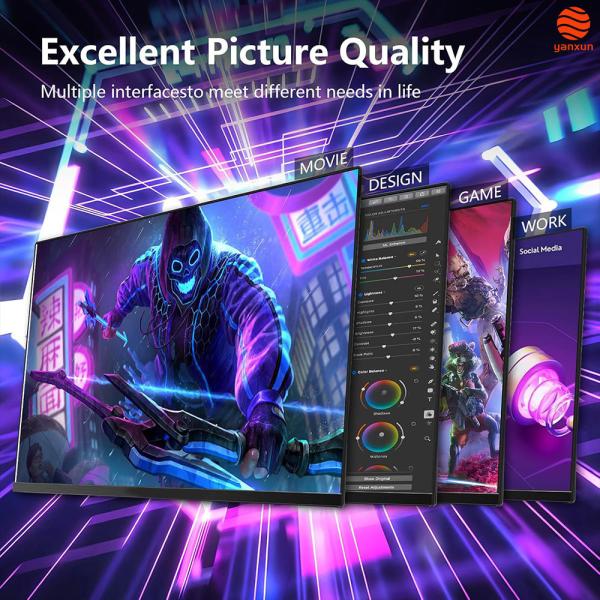 Monitor de juegos 4K de 27 pulgadas, resolución UHD, 180 Hz, soporte fijo, monitor de computadora, 300 cd/m2