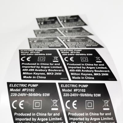 Papel lustroso impermeável térmico da etiqueta