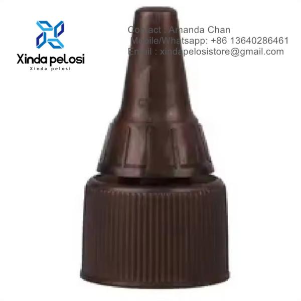 Logotipo personalizado Torcer Top Cap Para Solventes Óleos Tinta de tinta Espremedor de garrafa para venda