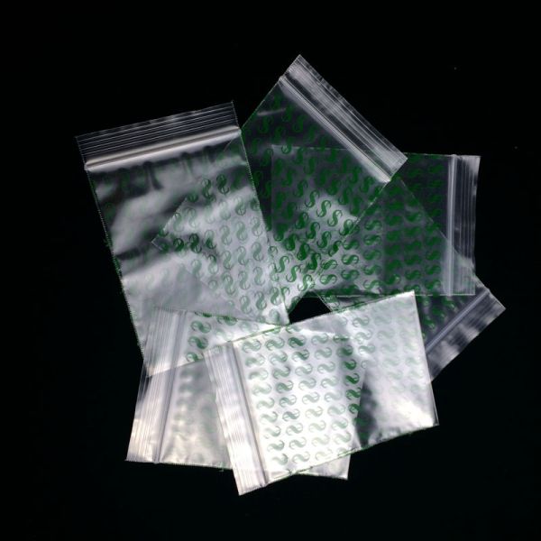 11.5x7.5cm Pe Plastic Bag Travel Size , Small Clear Self Seal Bags