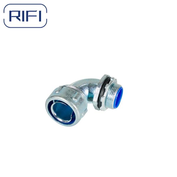 Straight PVC Coated Electrical Conduit Fittings Connectors For Flexible Conduit