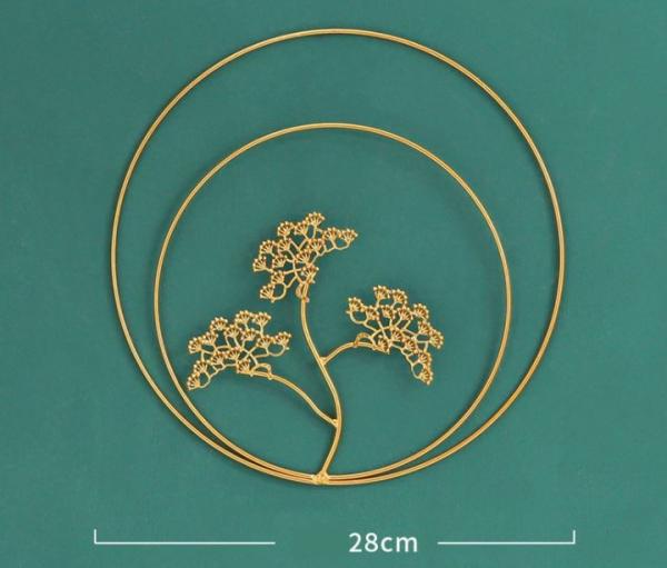 Europe Metal Light Luxury Wall Decoration
