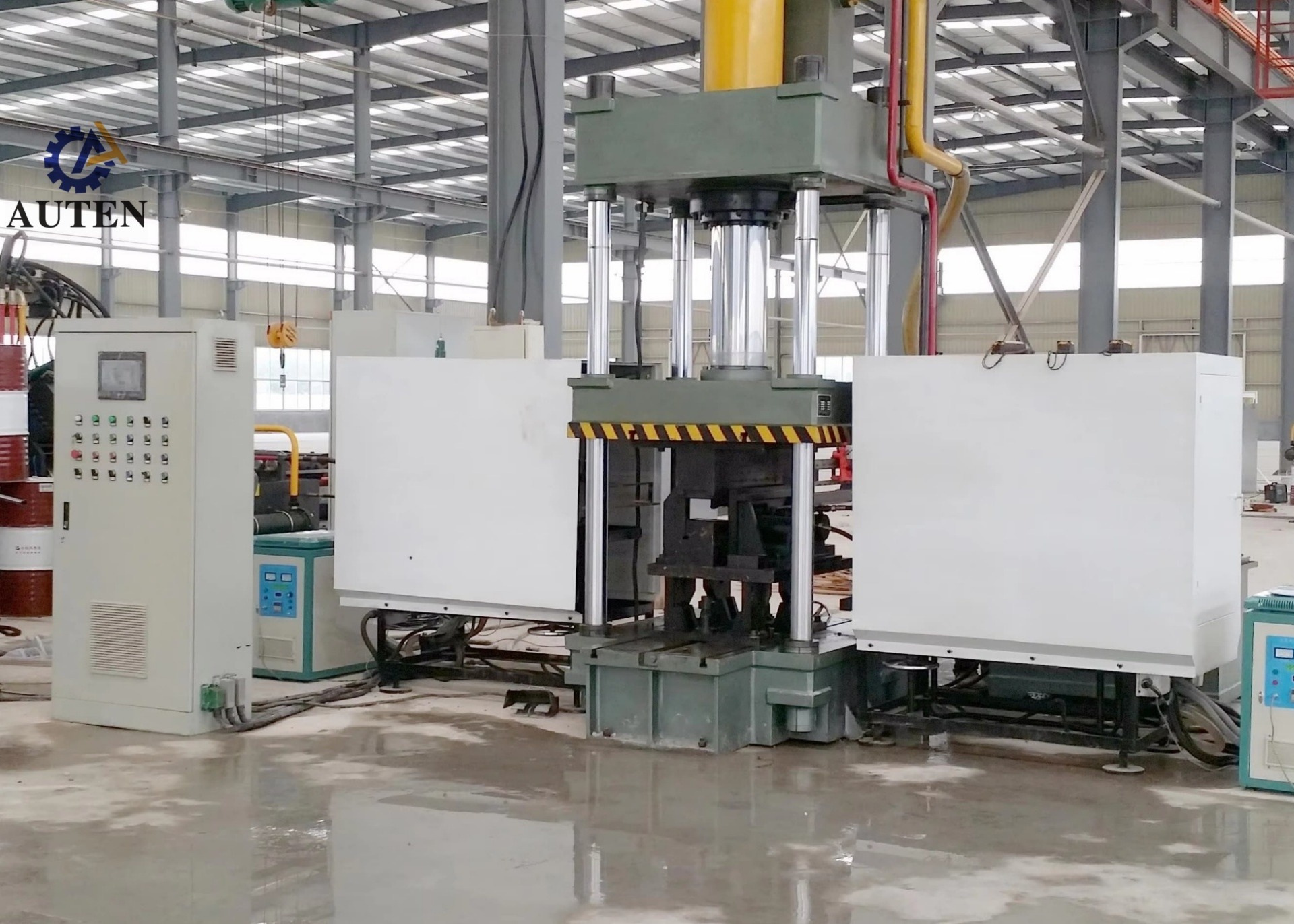 Intelligent CNC Heating Bending Machine For Angle & Plate With Hot Bending