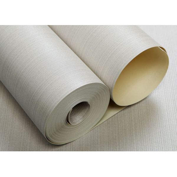 Waterproof Vinyl Grey Color Modern Removable Wallpaper for Administration