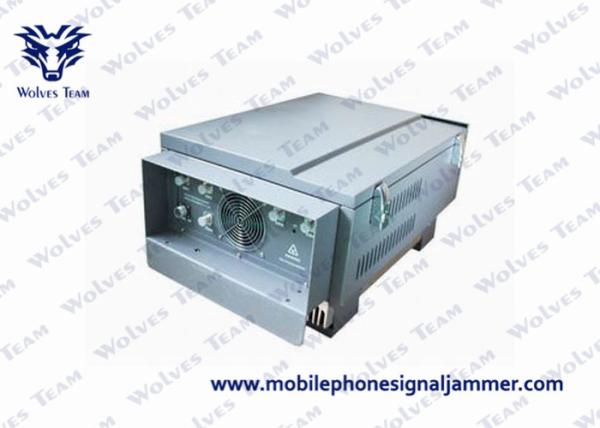 Waterproof 75 Watt Mobile Phone Jammer , Phone Jamming Device 3G CDMA GSM