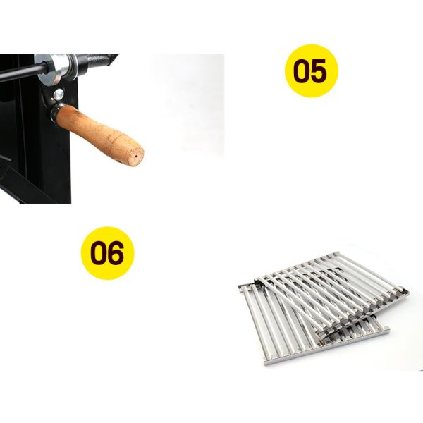 Stainless Steel Charcoal Bbq Grill Portable For Outdoor Barbecue / Home Cooking