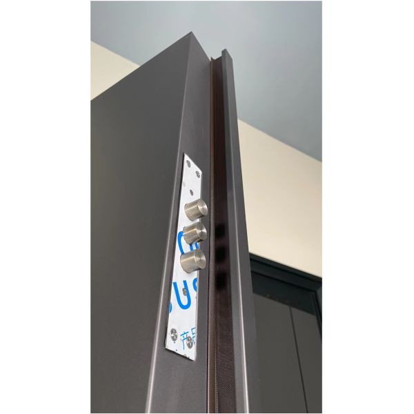 Heat Transfer Steel Security Front Doors Cold Rolled Exterior Entrance Doors