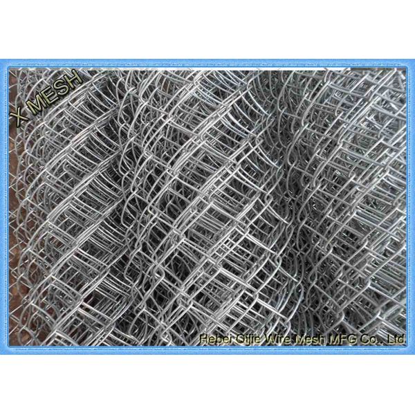 Покрытая ПВК гальванизированная ткань загородки ячеистой сети звена цепи диаманта высота в 4 ноги