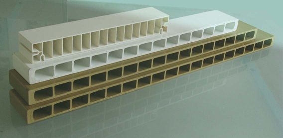 Silver UPVC Hollow Plastic PVC Board 150mm x 25mm for Pig Pen Livestock Fence Rails Panels