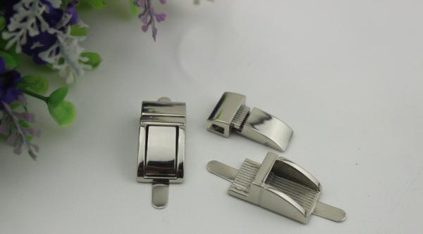 Small design purse metal zinc alloy light gold decorative hardware lock