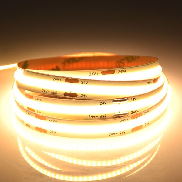 PCB Cuttable LED COB Strip Linear For DC12V/DC24V Lighting Projects