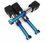 Naco Revestimento de cortadores de moagem de carburo Hrc65 T Slot End Mill Cutter