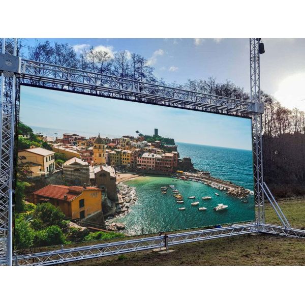 СИД крытого этапа P3.91mm арендное экранирует 500x500mm умирает шкаф литого алюминия