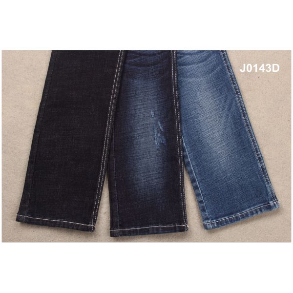 Ткань джинсовой ткани 1,3% вискоза 10,6 Oz среднего веса толстая темно-синая для одежд