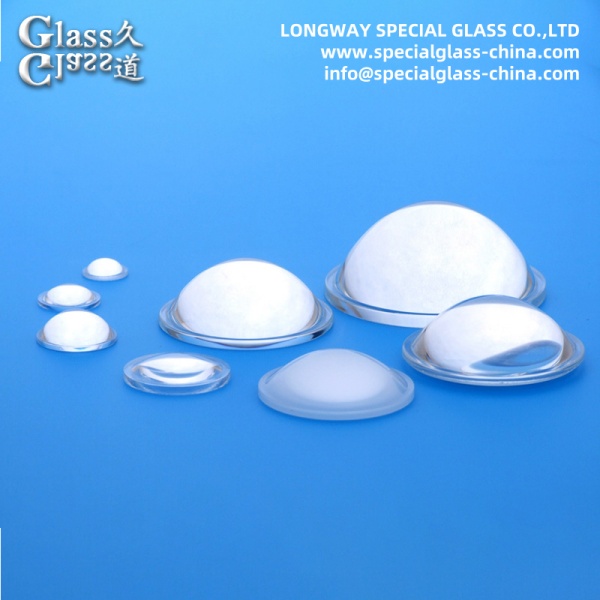 Lentes LED de vidrio borosilicato de grado óptico para lámparas de automóviles