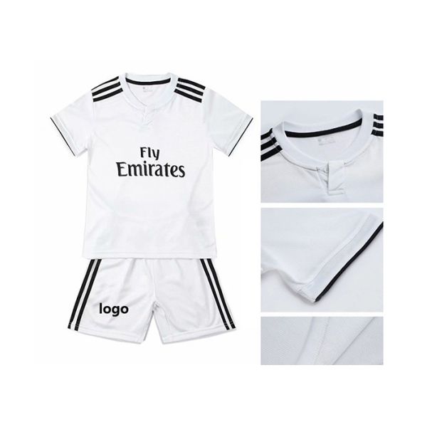 Custom kids soccer jersey full kit with socks football jersey for kids