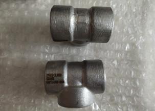 MSS SP-83 CL3000 Forged Pipe Fittings , BSP Stainless Steel Pipe Fittings