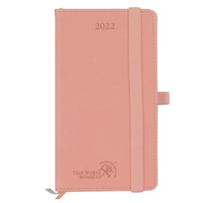Planejador do semanário do tamanho do bolso do papel de marfim 100GSM com disposição vertical