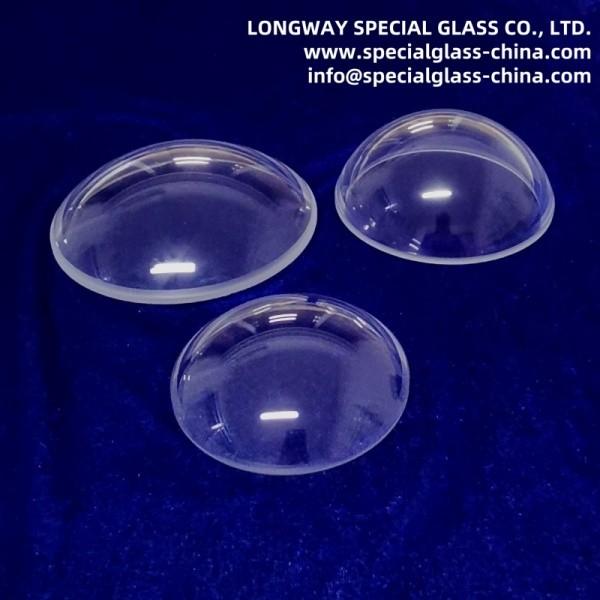 Ar Coated Quartz Glass Optical Glass Dome Over 90%  High Transmission