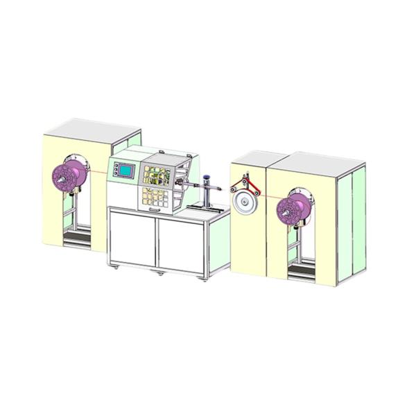 Economy and durability Silver Plated Copper Tape Taping Production Line wire and cable machine cable making machine