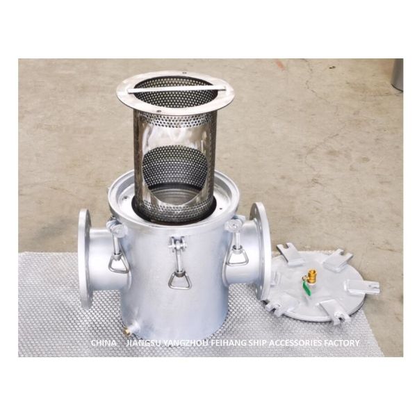 Marine Sea water Filter For Daily Fresh Water Pump AS150 CB/T497-2012 Carbon Steel Galvanized Stainless Steel Filter