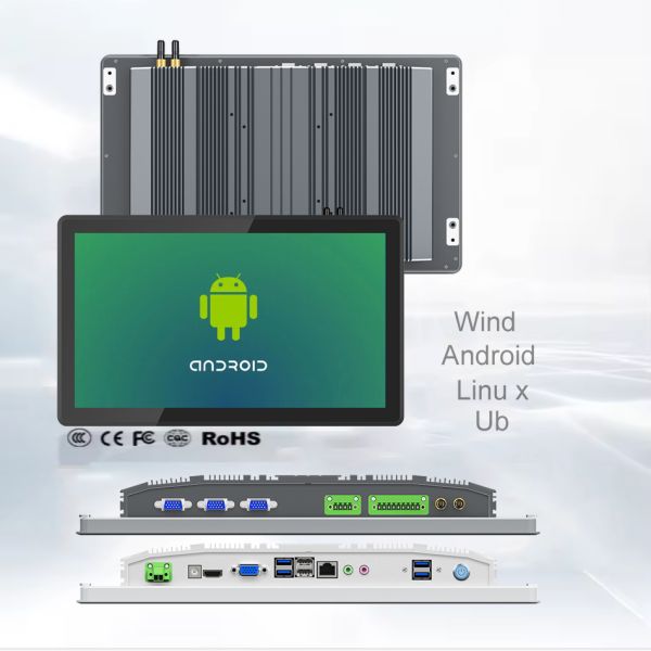 11.6 Inch Open Frame Industrial PC with High Brightness Panel Good Heat