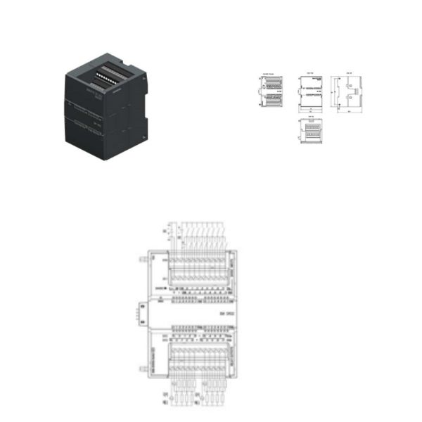 SIMATIC S7-200 SMART Digital I/O SM DR32 16DI/16DO 16 DI 24 V DC Sink/Source 16 DO relay 2 A Original