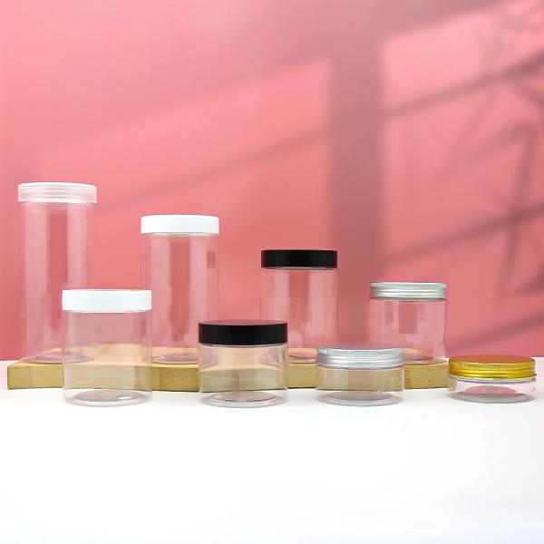JXPACK Wholesale plastic wide-mouth bottle-type foam storage containers with threaded caps, suitable for products such as eye cream, hair mask, body scrub, face cream, etc.