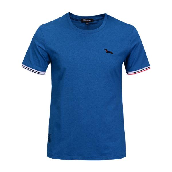 Summer Fashionable Mens T Shirts / Breathable Polo Shirts Short Sleeve