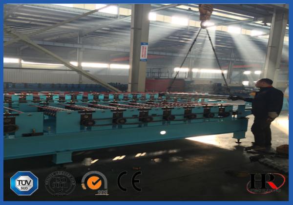 Roofing / Wall Panel Sheet Metal Roll Forming Machines With Upright Columns