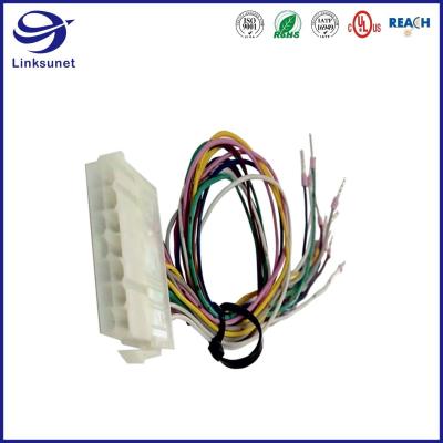 Soldering Wire Harness With Mini Fit Jr 5559 4.2mm Plug Locking Ramp Connectors