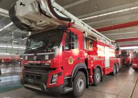 Carro de bombeiros autorizado completo da torre de água de Shanghai Jindun (condução de 31000kg 6×4)