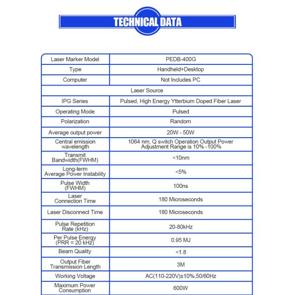 20W 30W 50W CNC Fiber Laser Marking Machine For Metal Carbon Stainless Steel Aluminum