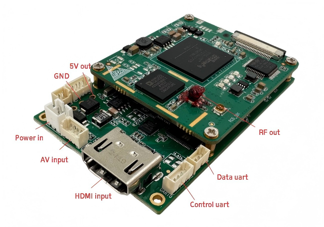 Drone UAV HD Video Module Transmitter With AES256 Encryption And Low Latency