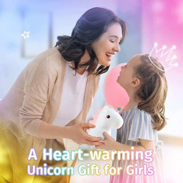 9.5cm Bedroom Night Lamp Room Decor SL 01 Unicorn Silicone Light