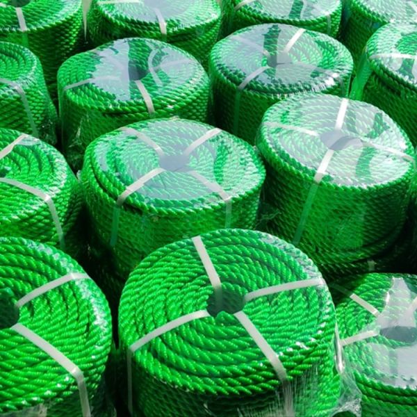 High Quality 3 Strand Polyethylene Twisted PE Monofilament Ropes For Packaging Fishing