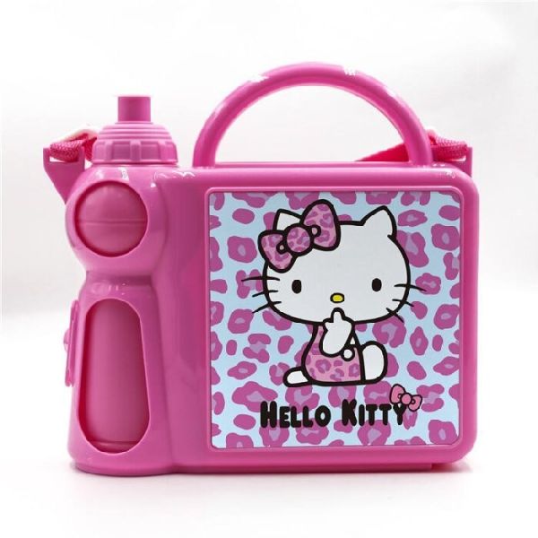 Sublimation Lunch Box Blank With Water Bottle Personalised Childrens Sublimation Plastic Kids Lunch Box
