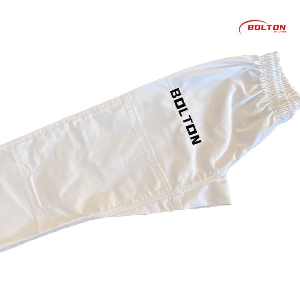 Kids Children Durable Embroidery Pearl Weave BJJ Gi 100% Cotton