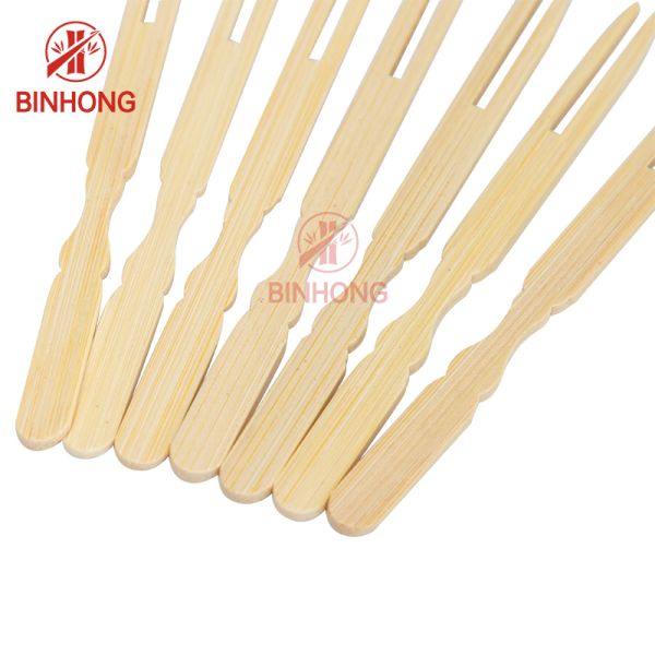 Устранимые ручки протыкальника плода Moso бамбуковые 9cm